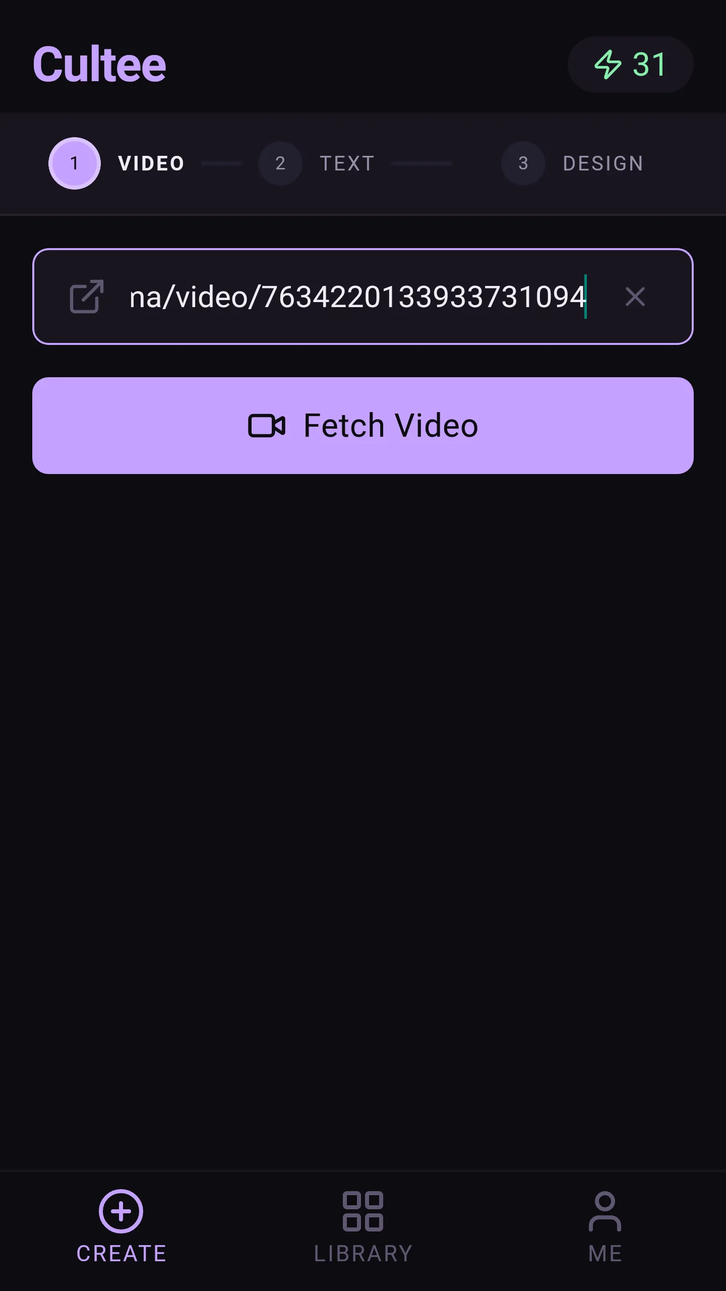 Step 1: Drop a TikTok